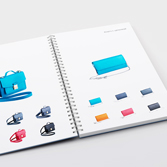 Каталоги и брошюры на пружине