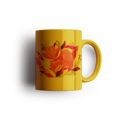 Кружка золотая