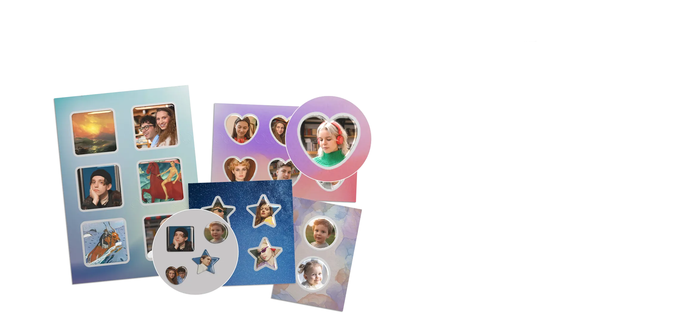 Объёмные наклейки