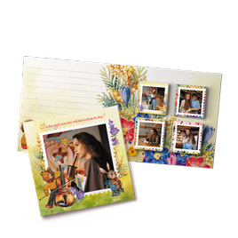 Открытка с шоколадом