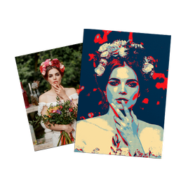 Поп-арт портреты