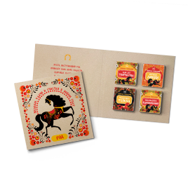 Открытки с шоколадом